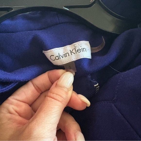Calvin Klein Women's Violet Zip Up Blazer Jacket - Picture 8 of 8